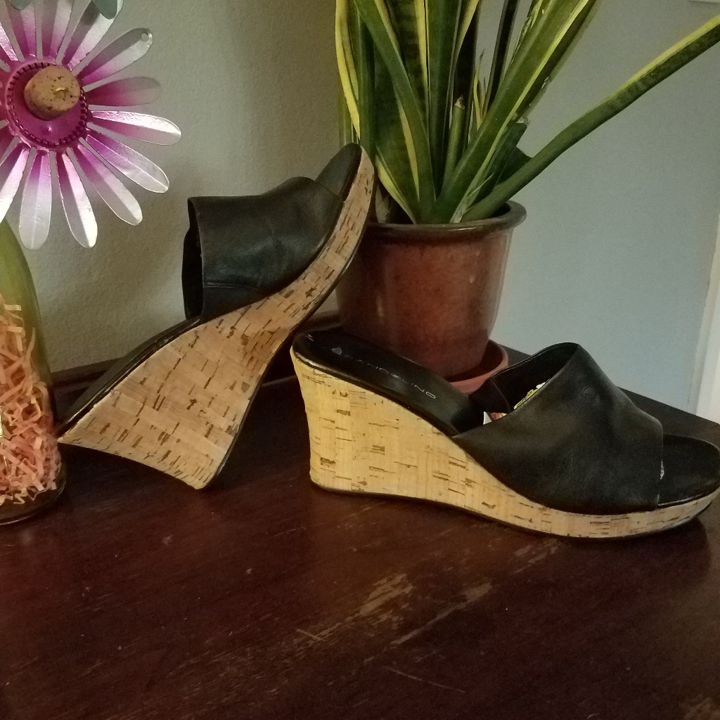 Leather And Cork Slides